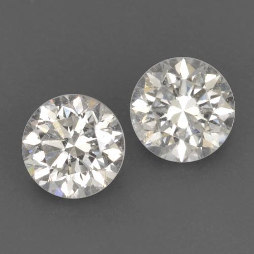 0.23캐럿 천연 H 다이아몬드 보석, 라운드 컷, 3.02 mm, VVS-VS