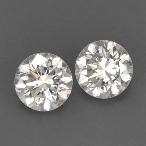 0.20캐럿 천연 따뜻한 화이트 다이아몬드 보석, 라운드 컷, 3.00 mm, VVS-VS
