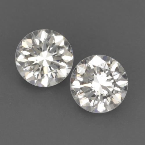 0.20캐럿 천연 따뜻한 화이트 다이아몬드 보석, 라운드 컷, 3.00 mm, VVS-VS