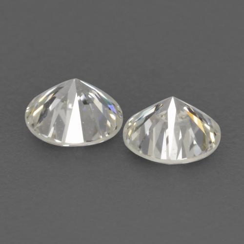 0.20캐럿 천연 따뜻한 화이트 다이아몬드 보석, 라운드 컷, 3.00 mm, VVS-VS