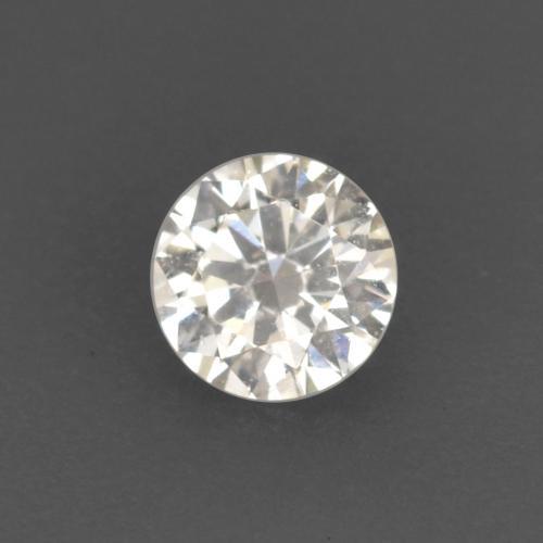 0.09캐럿 천연 따뜻한 화이트 다이아몬드, 라운드 컷, 2.89 mm, VVS-VS