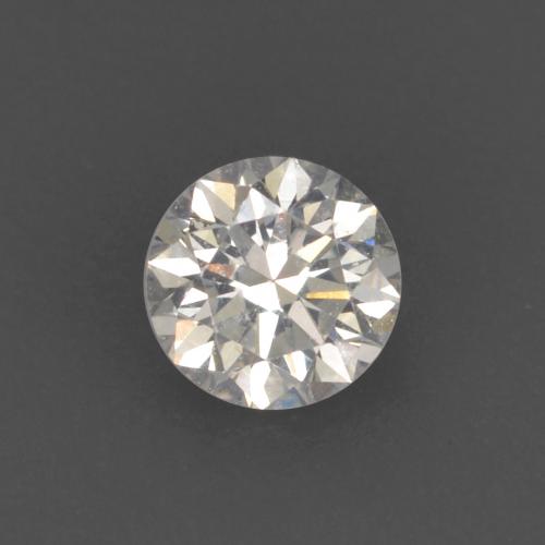 0.12캐럿 천연 따뜻한 화이트 다이아몬드, 라운드 컷, 3.06 mm, VVS-VS