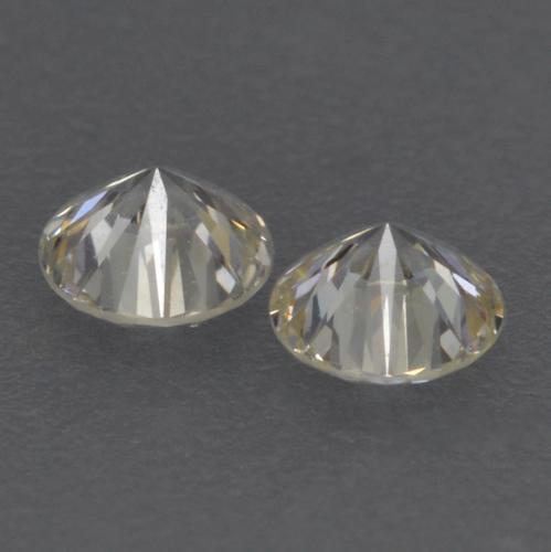 0.15캐럿 천연 따뜻한 화이트 다이아몬드 보석, 라운드 컷, 2.72 mm, VVS-VS