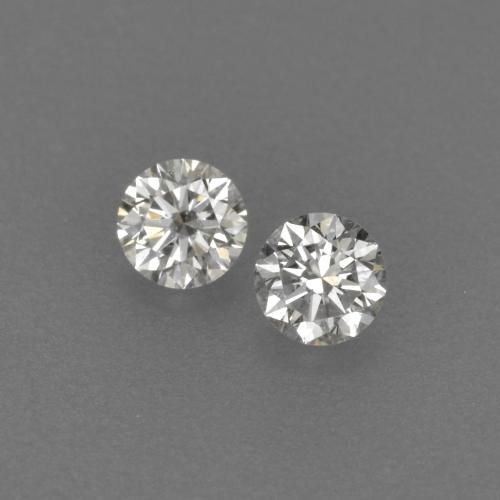 0.14캐럿 천연 H 다이아몬드 보석, 라운드 컷, 2.60 mm, VVS-VS