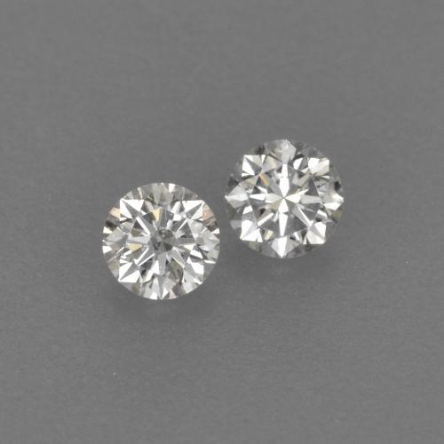 0.14캐럿 천연 H 다이아몬드 보석, 라운드 컷, 2.60 mm, VVS-VS