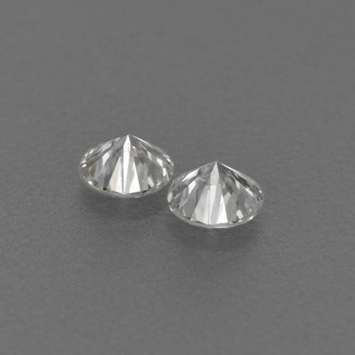 0.14캐럿 천연 H 다이아몬드 보석, 라운드 컷, 2.60 mm, VVS-VS