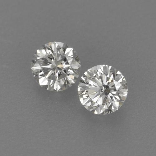 0.24캐럿 천연 따뜻한 화이트 다이아몬드 보석, 라운드 컷, 3.12 mm, VVS-VS