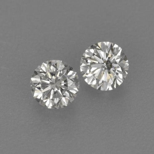 0.24캐럿 천연 따뜻한 화이트 다이아몬드 보석, 라운드 컷, 3.12 mm, VVS-VS