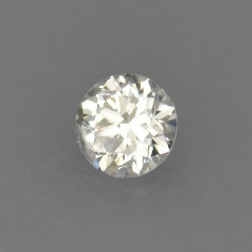 0.02캐럿 천연 따뜻한 화이트 다이아몬드, 라운드 컷, 1.61 mm, VS