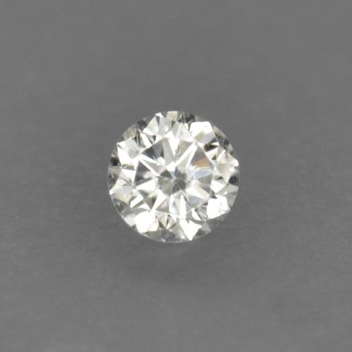 0.02캐럿 천연 따뜻한 화이트 다이아몬드, 라운드 컷, 1.54 mm, VS