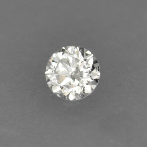 0.02캐럿 천연 따뜻한 화이트 다이아몬드, 라운드 컷, 1.54 mm, VS