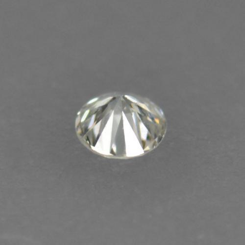 0.02캐럿 천연 따뜻한 화이트 다이아몬드, 라운드 컷, 1.54 mm, VS