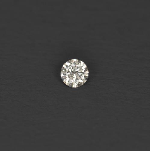 0.01캐럿 천연 따뜻한 화이트 다이아몬드, 라운드 컷, 1.53 mm, VS-SI