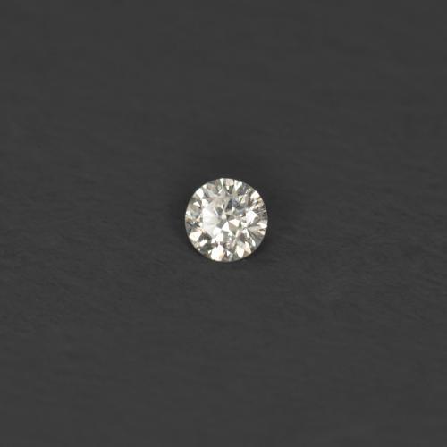 0.01캐럿 천연 따뜻한 화이트 다이아몬드, 라운드 컷, 1.53 mm, VS-SI