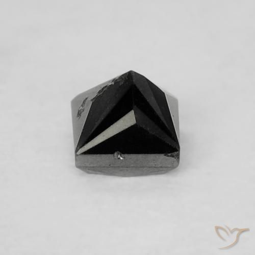 0.18캐럿 천연 검은색 다이아몬드, 정사각형, 불투명체