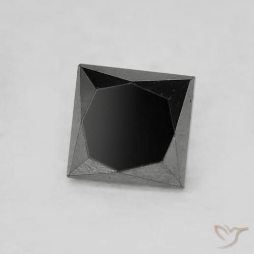 0.23캐럿 천연 검은색 다이아몬드, 정사각형, 불투명체