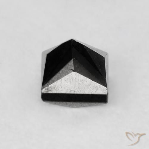 0.27캐럿 천연 검은색 다이아몬드, 정사각형, 불투명체