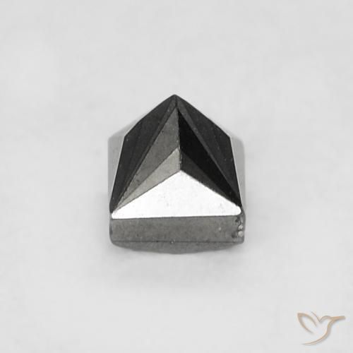 0.17캐럿 천연 검은색 다이아몬드, 정사각형, 불투명체