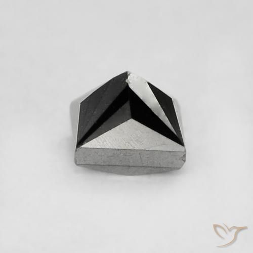 0.22캐럿 천연 검은색 다이아몬드, 정사각형, 불투명체