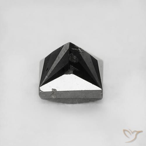 0.27캐럿 천연 검은색 다이아몬드, 정사각형, 불투명체