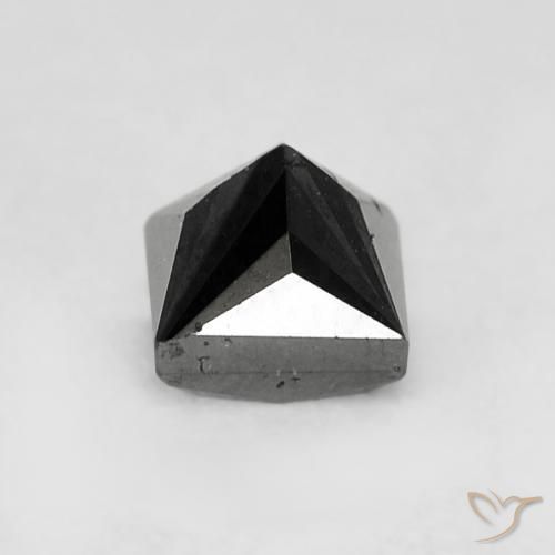0.35캐럿 천연 검은색 다이아몬드, 정사각형, 불투명체