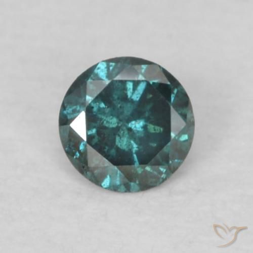 0.07ct 자연스러운 파란색 다이아몬드, 둥근, VS