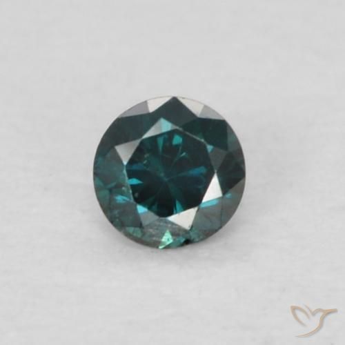0.04ct 자연스러운 파란색 다이아몬드, 둥근, VS