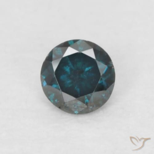 0.05ct 자연스러운 파란색 다이아몬드, 둥근, VS
