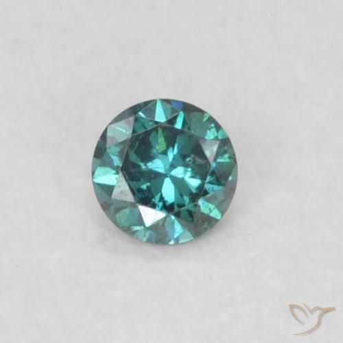 0.02ct 자연스러운 파란색 다이아몬드, 둥근, VS