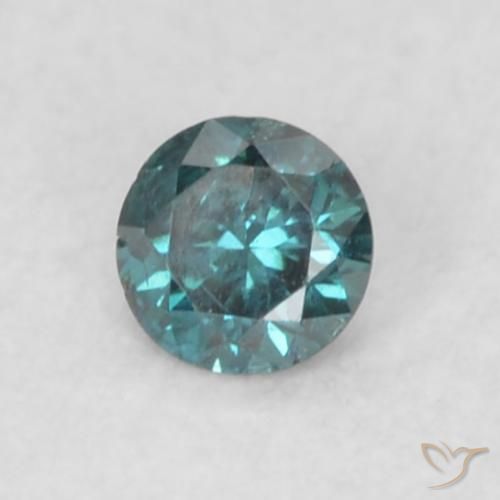 0.02ct 자연스러운 파란색 다이아몬드, 둥근, VS