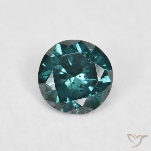 0.04ct 자연스러운 녹색 다이아몬드, 둥근, VVS-VS