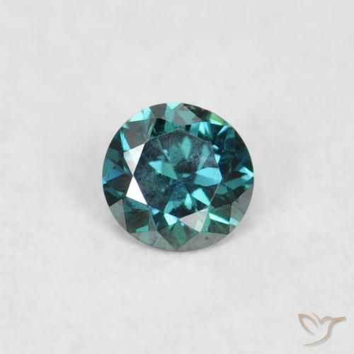 0.03ct 자연스러운 파란색 다이아몬드, 둥근, VS