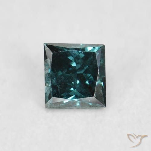 0.05ct 자연스러운 녹색 다이아몬드, 정사각형, VS-SI