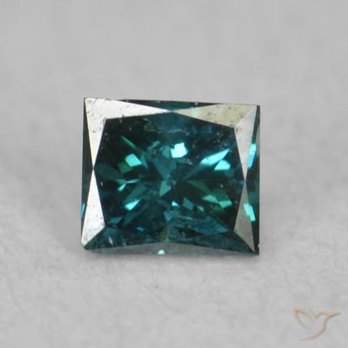 0.05ct 자연스러운 파란색 다이아몬드, 정사각형, VS-SI