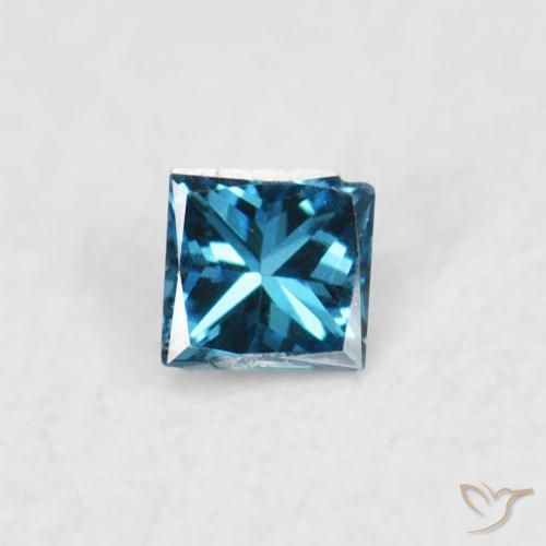 0.02ct 자연스러운 파란색 다이아몬드, 정사각형, VS-SI