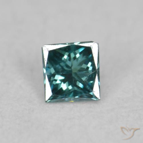 0.05ct 자연스러운 파란색 다이아몬드, 정사각형, VS