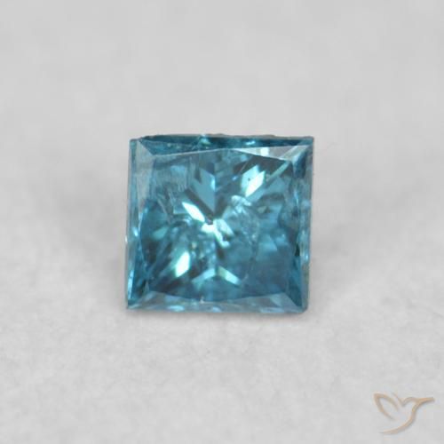 0.03ct 자연스러운 파란색 다이아몬드, 정사각형, VS