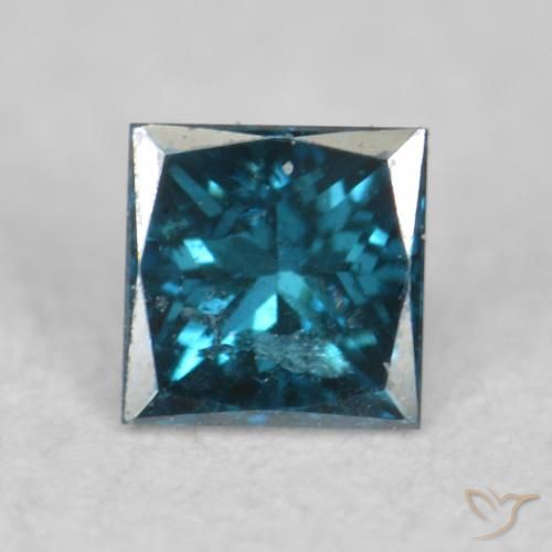 0.07ct 자연스러운 파란색 다이아몬드, 정사각형, VS