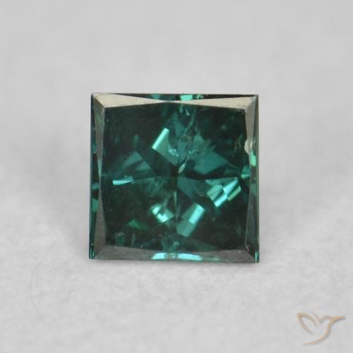 0.06ct 자연스러운 녹색 다이아몬드, 정사각형, VVS-VS