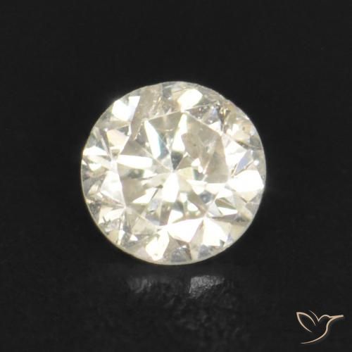 0.03ct 자연스러운 K 다이아몬드, 둥근, VS-SI