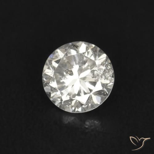 0.08ct 자연스러운 I 다이아몬드, 둥근, VS-SI