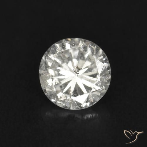 0.11ct 자연스러운 I 다이아몬드, 둥근, VS-SI