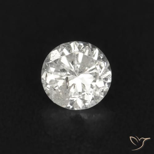 0.03ct 자연스러운 I 다이아몬드, 둥근, SI