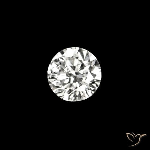 0.02캐럿 천연 D 다이아몬드, 둥근, VVS-VS