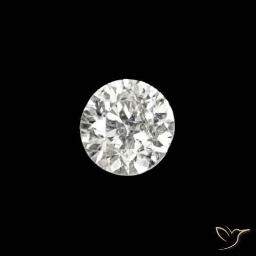 0.02ct H 다이아몬드, 둥근, VVS-VS