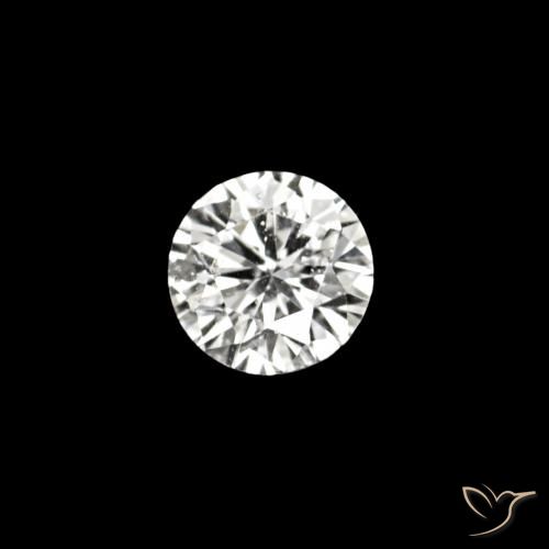 0.02ct D 다이아몬드, 둥근, VVS-VS