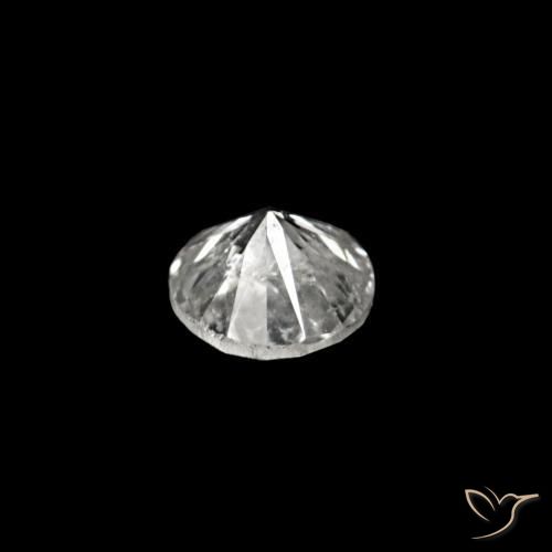 0.02캐럿 천연 D 다이아몬드, 둥근, VVS-VS