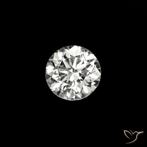 0.02캐럿 천연 D 다이아몬드, 둥근, VVS-VS