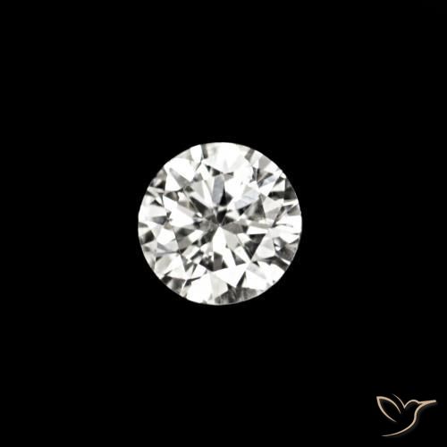 0.02캐럿 천연 D 다이아몬드, 둥근, VVS-VS