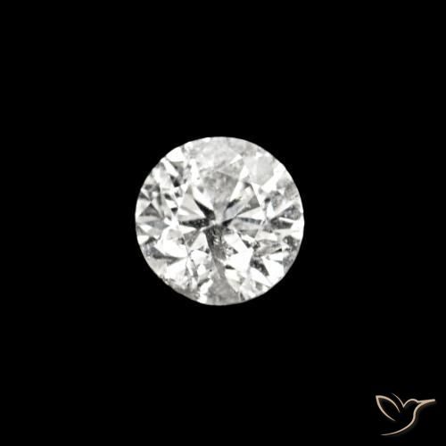 0.02캐럿 천연 D 다이아몬드, 둥근, VVS-VS